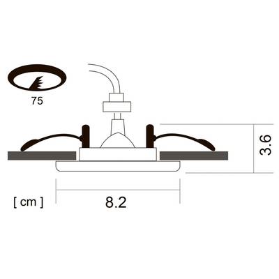 Точечный встраиваемый светильник Arte Lamp AQUA A5440PL-1WH, 1хGU10