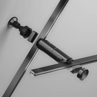 Крепление настенное Wall двойное Flarity черный, TRA155CW-D1-B. TM Maytoni