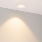 Светильник MS-ATOLL-BUILT-R86-10W Warm3000 (WH, 60 deg, 230V) (Arlight, IP54 Металл, 5 лет)