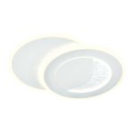 7740/60L MITRA LED SN Светильник металл/акрил/белый LED 60Вт 3000-6000К 400x290 IP20 пульт ДУ STARS