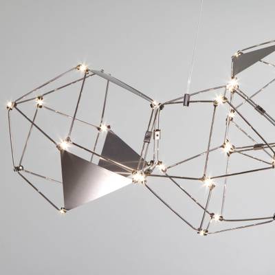 Подвесной светильник 90368/7 черный жемчуг