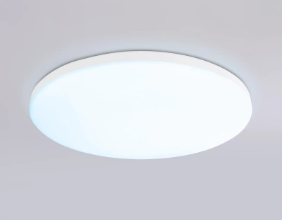 Потолочный светодиодный светильник с Wi-Fi Яндекс Алисой/Tuya/Smart Home/Alexa FZ2001 WH белый IP54 20W 3000K-6500K+RGB D300*55 (ПДУ ИК)