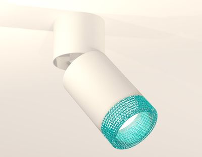 Комплект накладного поворотного светильника XM6312063 SWH/WH/BL белый песок/белый/голубой MR16 GU5.3 (A2220, C6312, N6153)