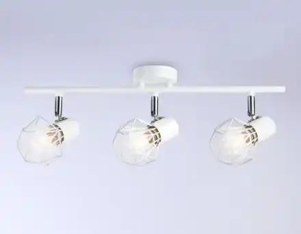 Накладной светильник TR8631/3 WH/CH белый/хром E27*3 max 40W 460*91*175