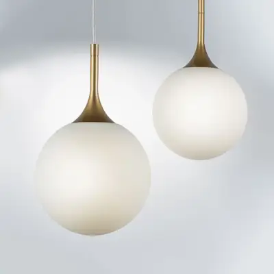 813022 Подвес GLOBO 1х40W E14 gold/white Lightstar