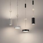 5451/32L L-VISION ODL_EX26 белый/никель/металл/керамика/хрусталь/акрил Подвес LED x 32W 2000К/3000K/4000K/переключ. RIVERA