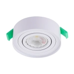 Светильник встраиваемый c малым заглублением Crystal Lux CLT 059C1 WH 1400/092