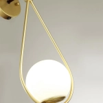 4810/1A PENDANT ODL21 415 золтой/черный/белый Подвес E14 1*40W FLARI
