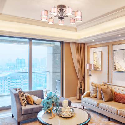 Классический торшер с абажуром 01046/1 сатин-никель