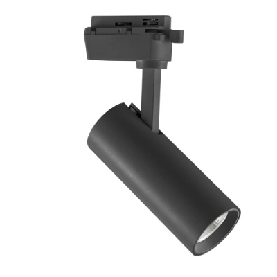 228237 Светильник для 1-фазного трека VOLTA LED 20W 1900LM 24G ЧЕРНЫЙ 3000K IP20