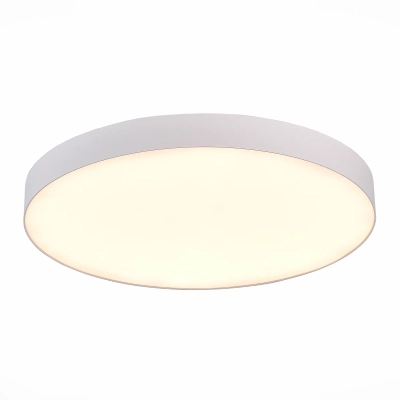 ST606.532.96 Светильник потолочный Белый LED 1*96W 3000K 8 640Lm Ra>85 120° IP20 D600xH55 185-265V