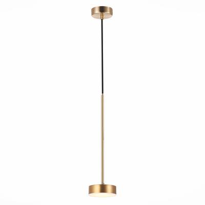 SL6000.303.01 Светильник подвесной ST-Luce Латунь/Латунь LED 1*7W 3000K