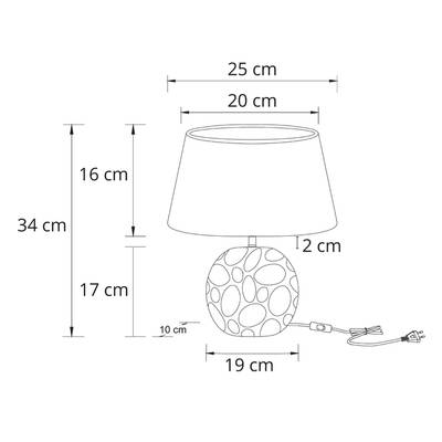 Декоративная настольная лампа Arte Lamp POPPY A4063LT-1GO, 1хE14