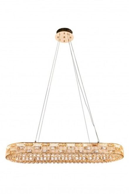 Люстра подвесная Festo Gold FL1051-10PO, LED