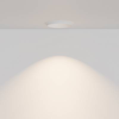 Встраиваемый светильник Gyps Modern GU10 1х10Вт, DL124-GU10-01-TRS-W. TM Maytoni