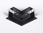 Коннектор угловой для встраиваемого шинопровода Magnetic GL3354 BK черный 85*85*H46.8