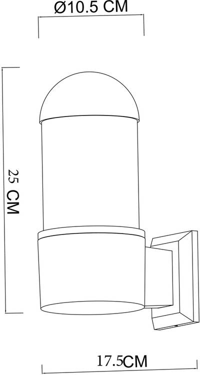 Уличный настенный светильник Arte Lamp COPPIA A5217AL-1BK, 1хE27