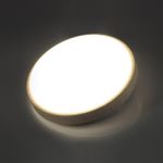 7607/EL PALE SN 118 Светильник пластик/бежевый под дер. LED 72Вт 3000-6300K D500 IP43 пульт ДУ LOSTA