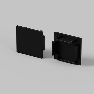 Комплект заглушек (для профиля 25×22) 2 шт., ALM-2522-B-EC 642066. TM Maytoni