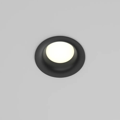 Встраиваемый светильник Изящность / Slim 1*GX53 12 Вт IP44, DL027-GX53-B. TM Maytoni