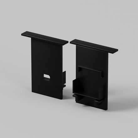 Комплект заглушек (для профиля 35×42) 2 шт., ALM-3542-B-EC 642054. TM Maytoni