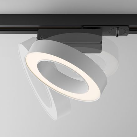 Трековый светильник Rim Unity 3000K 12Вт 110°, TR044-1-12W3K-W. TM Maytoni