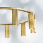 718093 Люстра ROMA 9х28W GU10 (led) CHAMPAGNE GOLD Lightstar