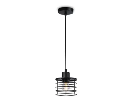 Подвесной светильник в стиле лофт TR8068 BK черный E27 max 40W D120*950
