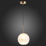SL1133.533.01 Светильник подвесной ST-Luce Латунь/Белый E27 1*40W