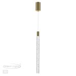 4369/5L HIGHTECH ODL23 267 полированное золото/акрил с пузырьками Подвесной св-к IP20 LED 4W 200Лм 3000K SPARKY