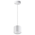 358793 OVER NT21 217 белый Светильник накладной светодиодный, длина провода 2м IP20 LED 15W 4000K 1600Лм 110-265V BIND