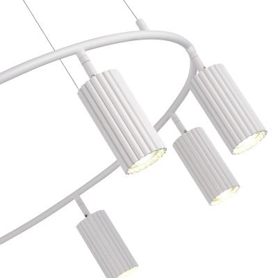 SL1213.503.08 Светильник подвесной ST-Luce Белый/Белый GU10 8*5W 4000K