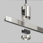 Подвес тросовый Hang с вводом питания Flarity платина TRA157SW-B1-PT. TM Maytoni