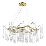 SL1660.203.10 Светильник подвесной ST-Luce Шампань/Шампань, Прозрачный G9 10*5W 4000K