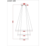 Подвесная люстра Arte Lamp ORIONE A2182SP-160PB, 1хLED