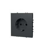 VLS040106 Розетка встраиваемая VOLTUM S70 с заземлением 16А, (титан) (ТМ Maytoni)