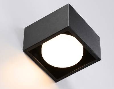 Светильник накладной TN70827 BK черный GX53 max 12W 100*100*60