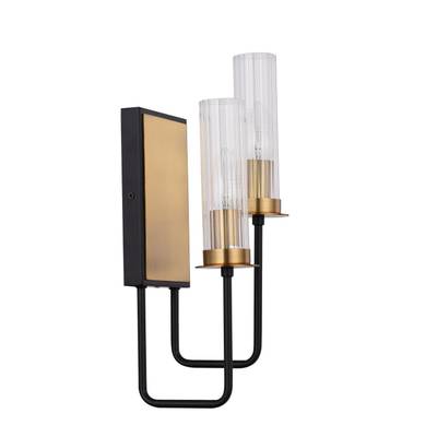 SL336.301.02 Бра ST-Luce Коричневый, Бронза/Прозрачный E14 2*60W