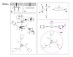 Светильник подвесной TR303323/5 WH/GD/CL/FR белый/золото/прозрачный/белый матовый E27*5 max 60W D620*200