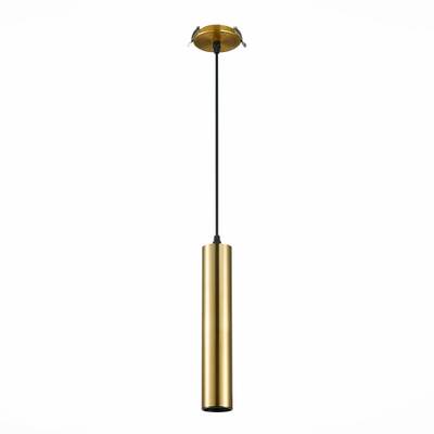 ST151.308.01 Встраиваемый  подвес Золотистый GU10 1*50W  IP20 D54xH290 220V Без ламп