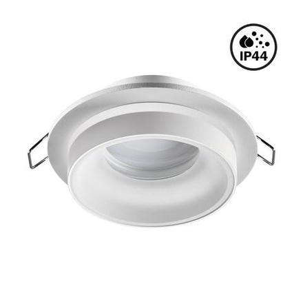 370781 SPOT NT21 595 белый Светильник встраиваемый влагозащищенный IP44 GU10 9W 220V WATER