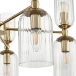 6586/10 MODERNI LN26 132 золото/прозрачный, металл/стекло Люстра подвесная E14 10*40W 220V KASSIA