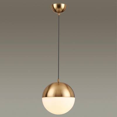 4960/1A PENDANT ODL22 471 античн.бронза/металл/белый/стекло Подвес E27 1*40W PINGA