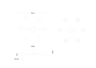 Потолочная люстра Arte Lamp TENDA A1624PL-6WH, 6хGX53