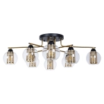 Потолочная люстра Arte Lamp MANCHESTER A7045PL-8BK, 8хE14