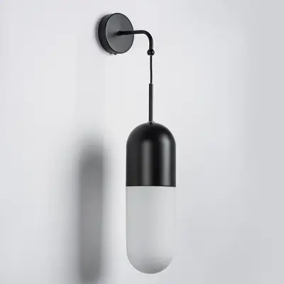 690617 Бра RAMO 1х40W E27 ЧЕРНЫЙ МАТОВЫЙ/БЕЛЫЙ Lightstar