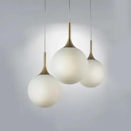 813022 Подвес GLOBO 1х40W E14 gold/white Lightstar