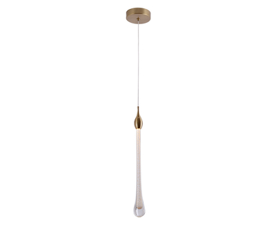 07860-1A,36 Подвес Асмер латунь d10 h200 Led 3W (3000K)