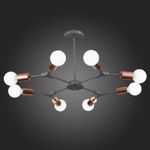 SLE106403-08 Люстра подвесная Серый, Розовое золото E27 8*60W