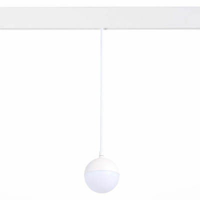 ST358.543.07 Магнитный трековый светильник подвесной белый LED 1*7W 4000K 520Lm Ra>80 120° IP20 D90xH90 48V